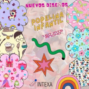 Popelina Estampada Niños